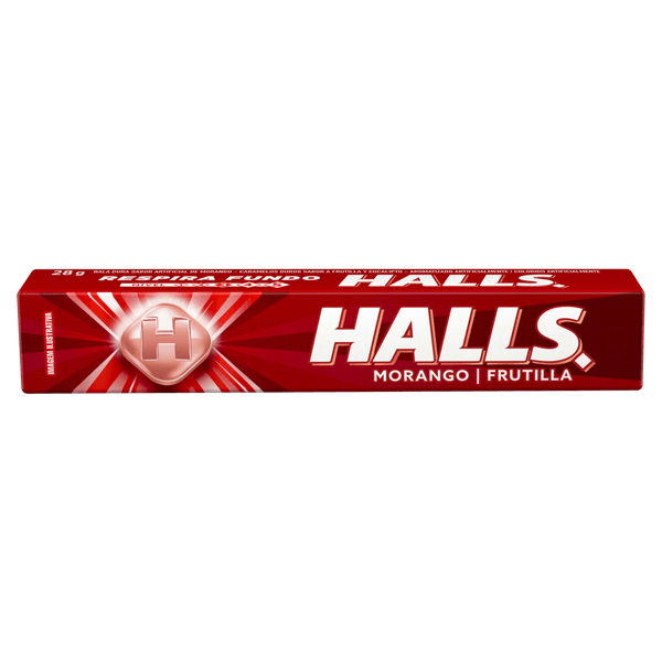 Bala Halls Morango 28G - Halls
