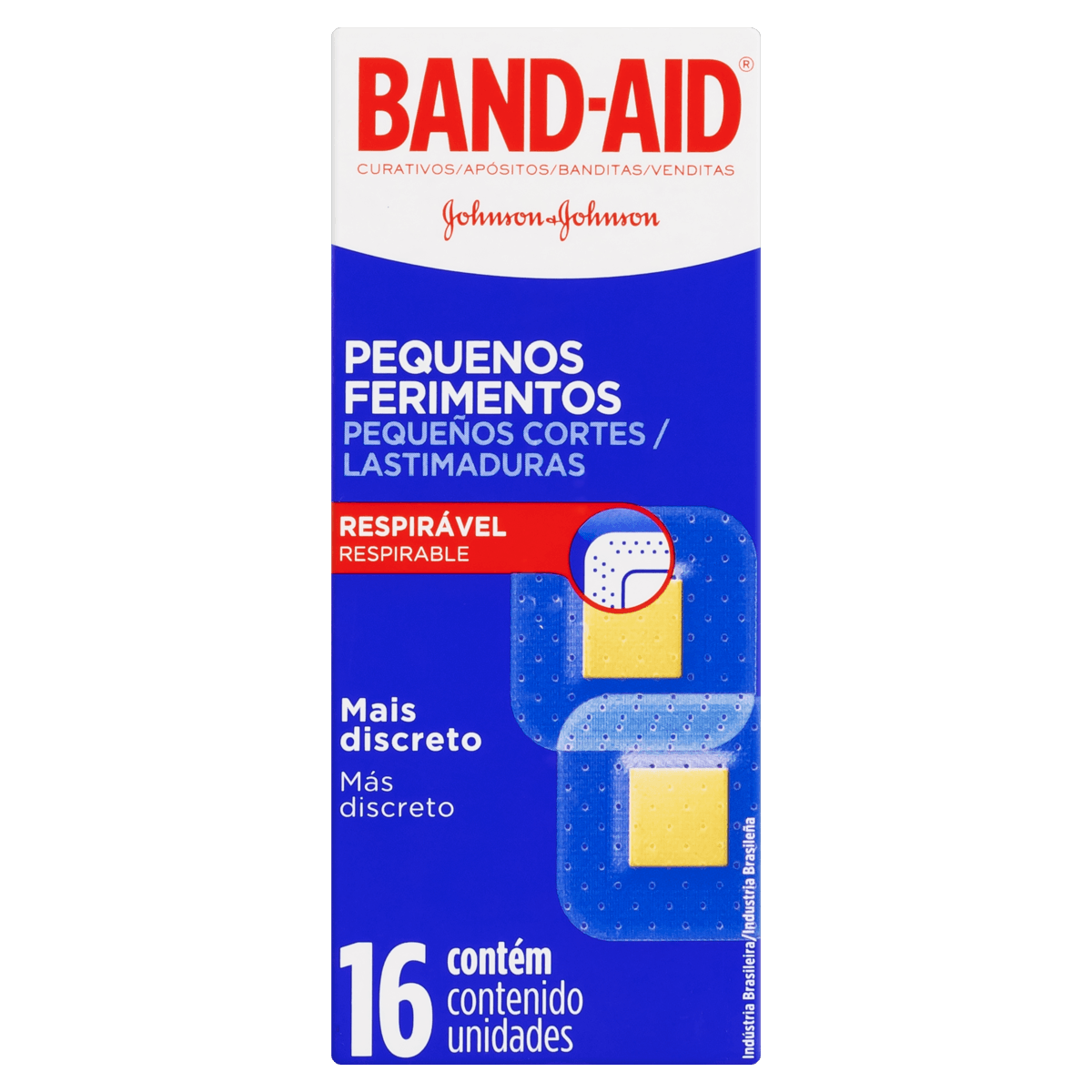 Curativos Band Aid Pequenos Ferimentos 16Un - Band Aid