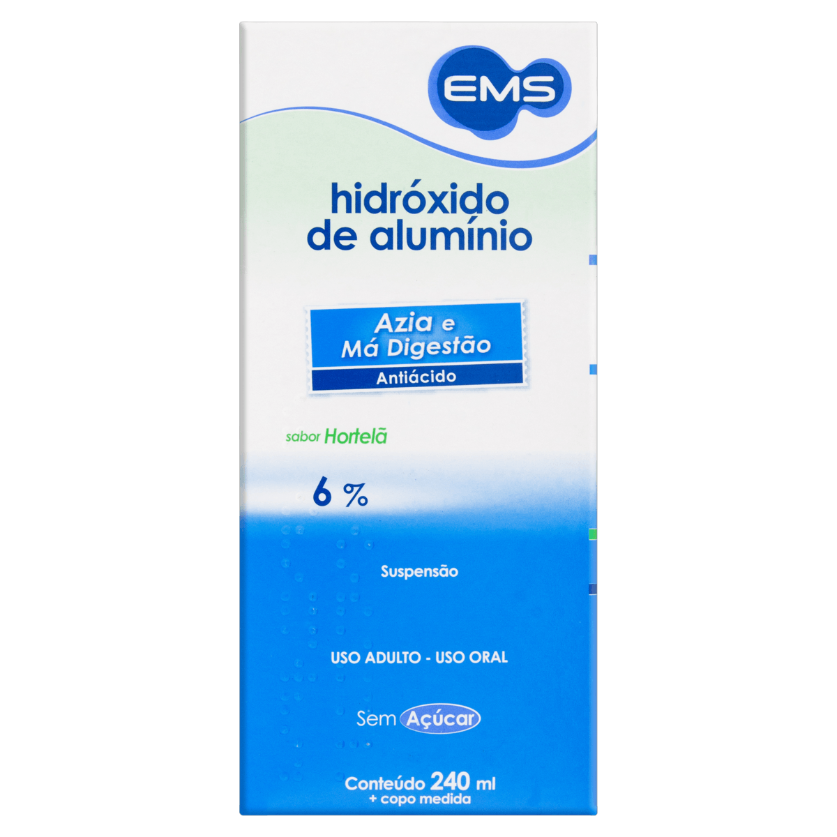 Hidróxido Aluminio 61,5mg Sus Oral 240ml - Genérico - Ems