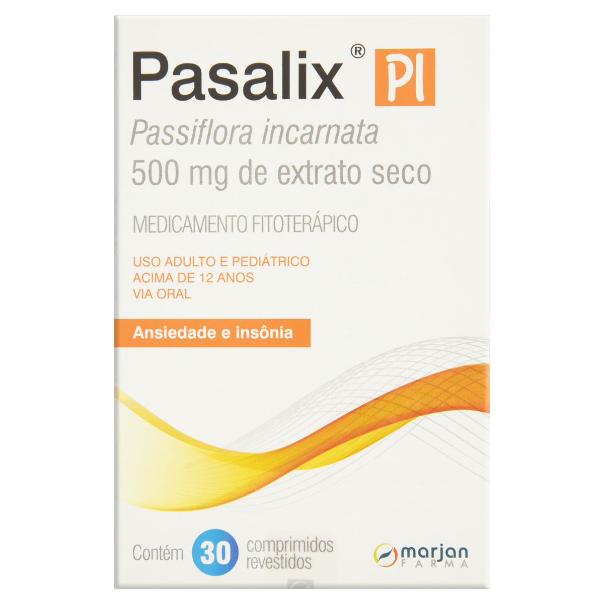 Pasalix Pi 500Mg - 30 Comprimidos