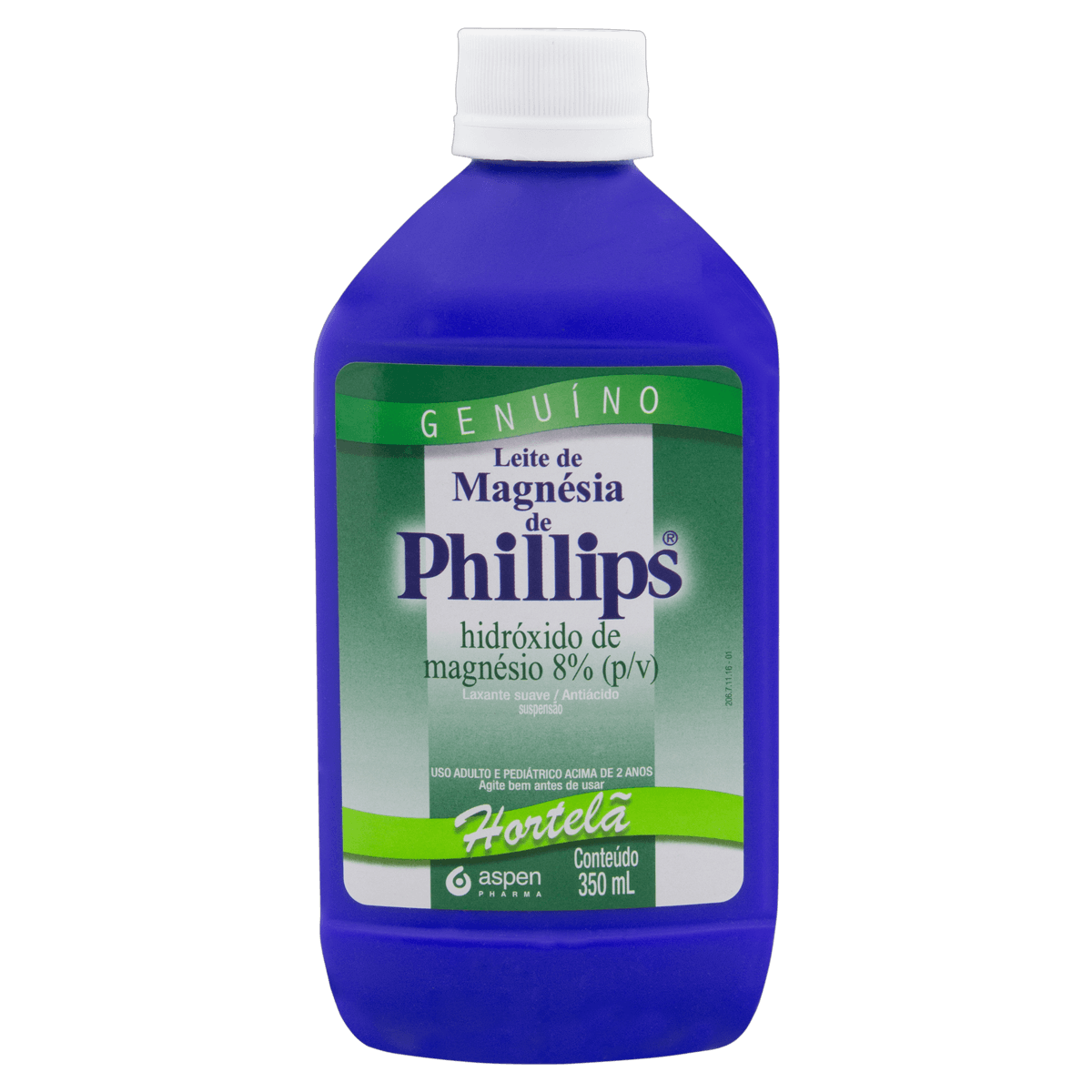 Leite De Magnésia De Phillips Hortelã - 350Ml preço