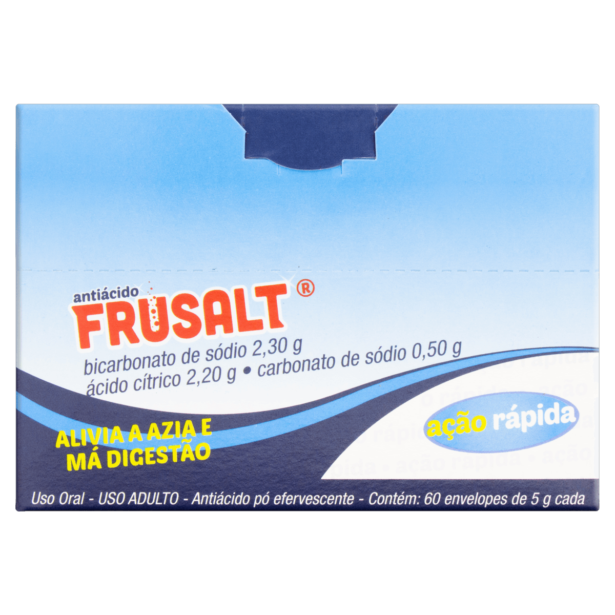 Sal De Frutas Frusalt 5 G - Cimed - 5 G Pó - Sal De Frutas Pó Frusalt 5G