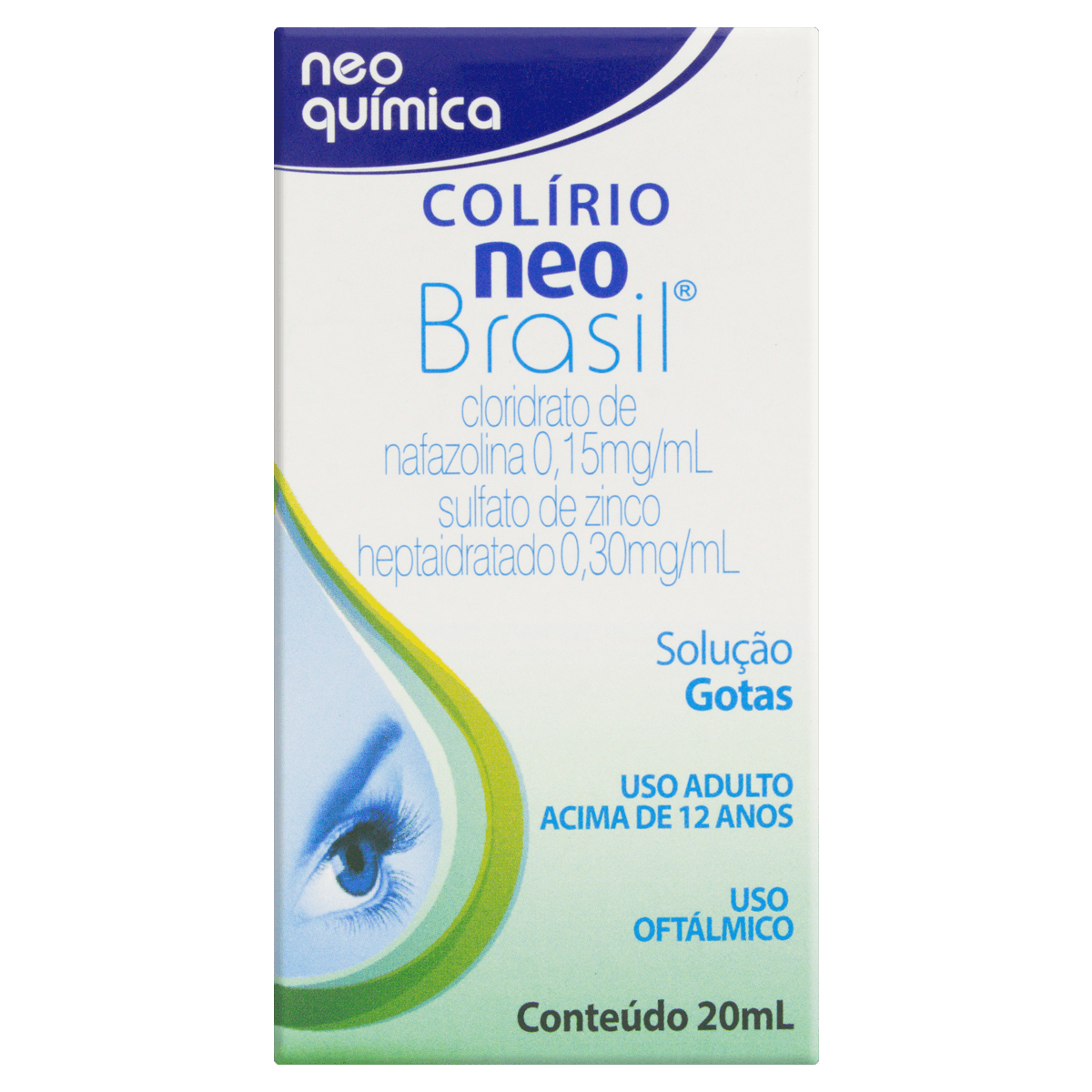 Colírio Neo Brasil Neo Química Solução Oftámica - 20Ml
