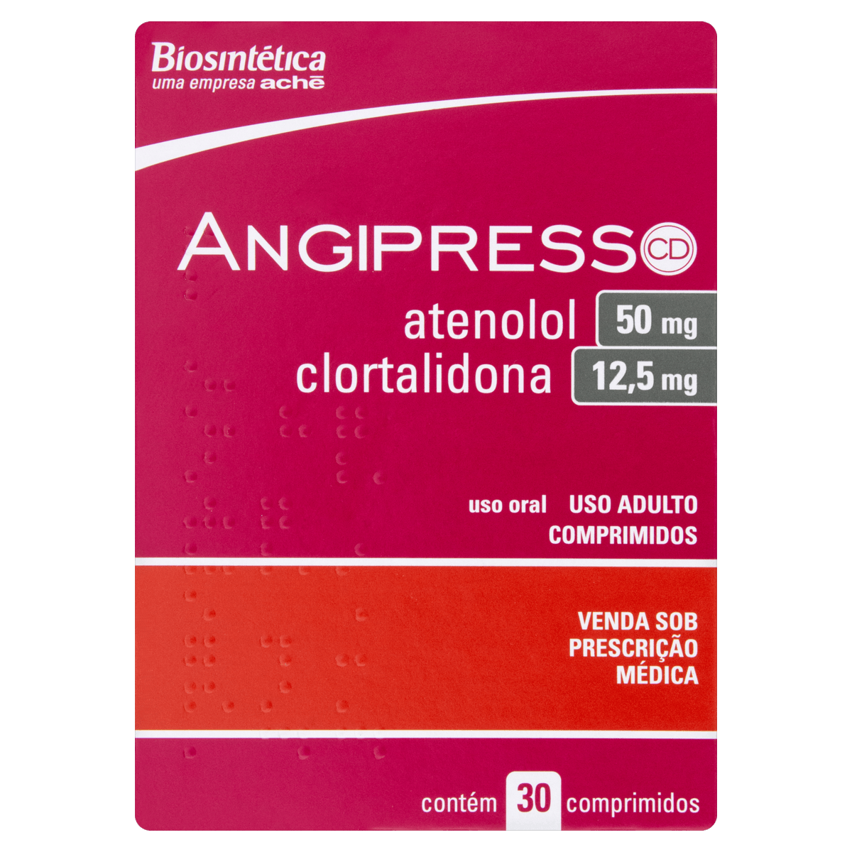 Angipress Cd 50 + 12,5Mg 30 Comprimidos