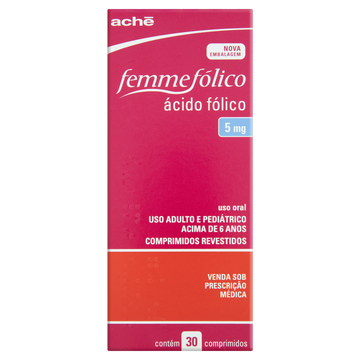 Femme Fólico 5Mg 30 Comprimidos Revestidos
