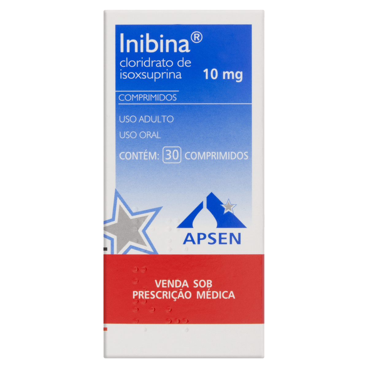 Inibina 10Mg 30 Comprimidos