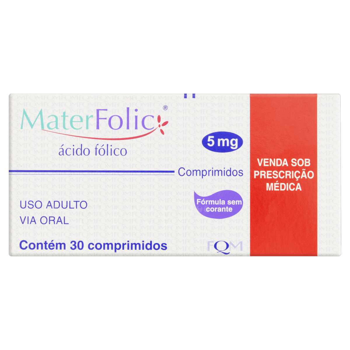 Materfolic 5Mg 30 Comprimidos