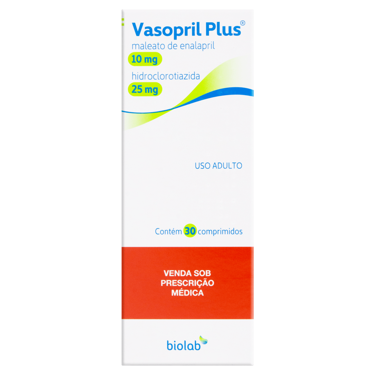 Vasopril Plus 10 + 25Mg 30 Comprimidos