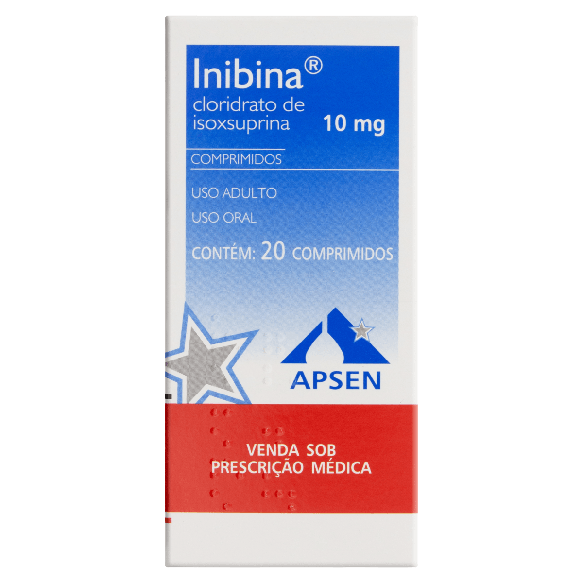 Inibina 10Mg 20 Comprimidos