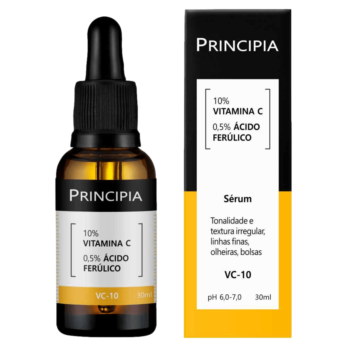 Sérum Facial Vitamina C + Ácido Ferúlico Principia 30ml