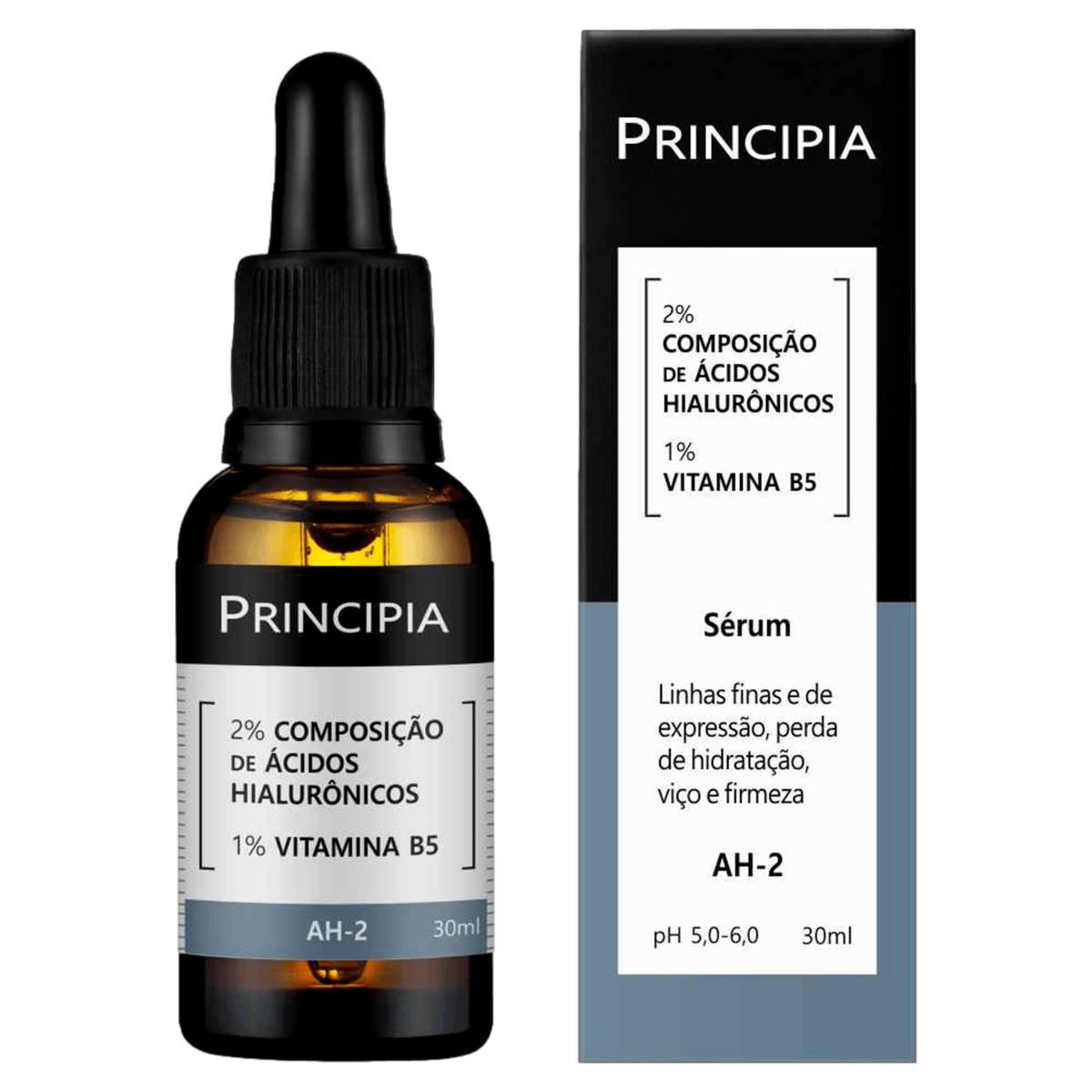 Sérum Hidratante Antissinais Ácido Hialurônico + Vitamina B5 Principia 30ml