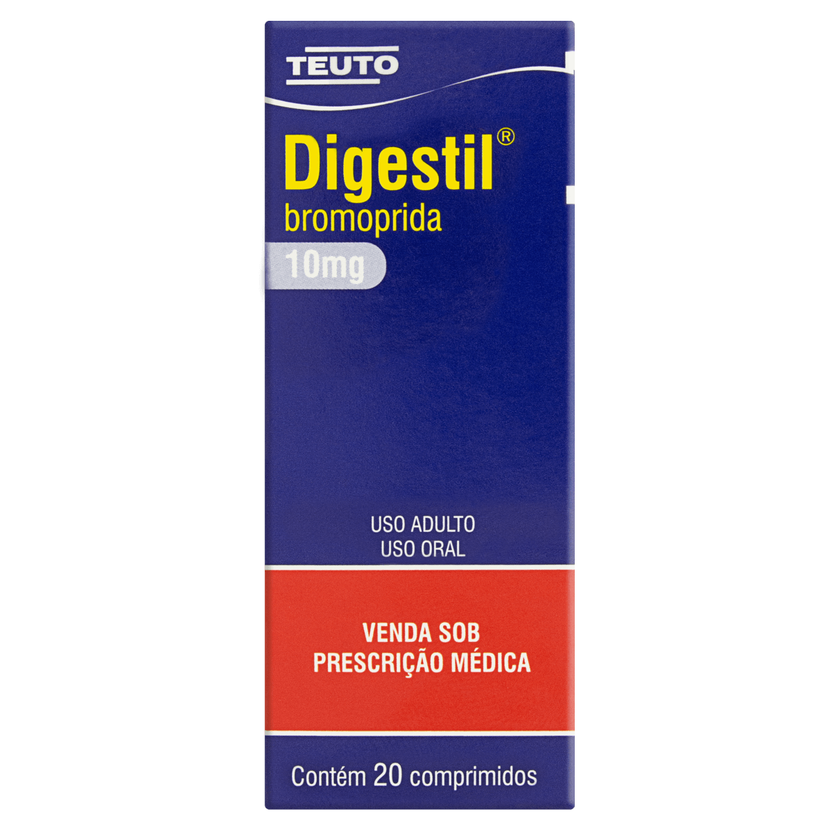 Teuto Digestil Bromoprida 10Mg Comprimido 20 Unidades — Digestil Bromoprida 10Mg Teuto Comprimido 20 Unidades
