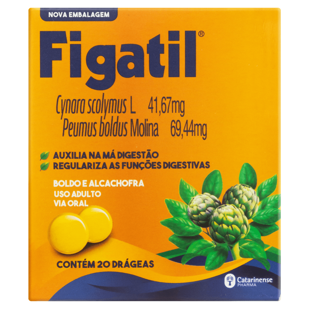 Figatil 20 Drágeas