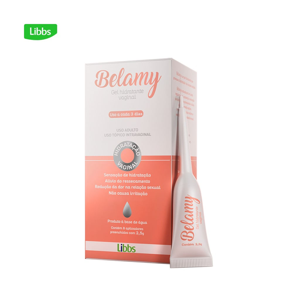 Belamy Gel Hidratante Vaginal 2,5g c/ 8 aplicadores
