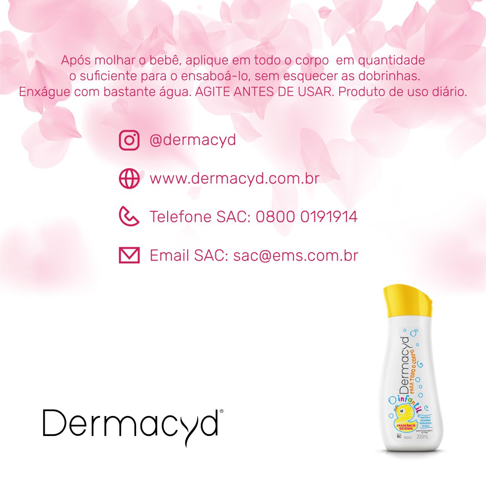 Dermacyd Sabonete Liquido Infantil - 200ml - Imagem 3