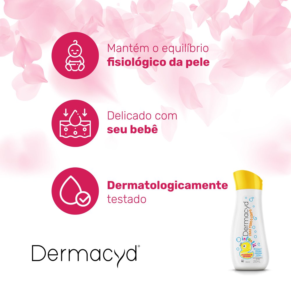 Kit Sabonete Líquido Infantil Dermacyd 200ml + 100ml - Imagem 2