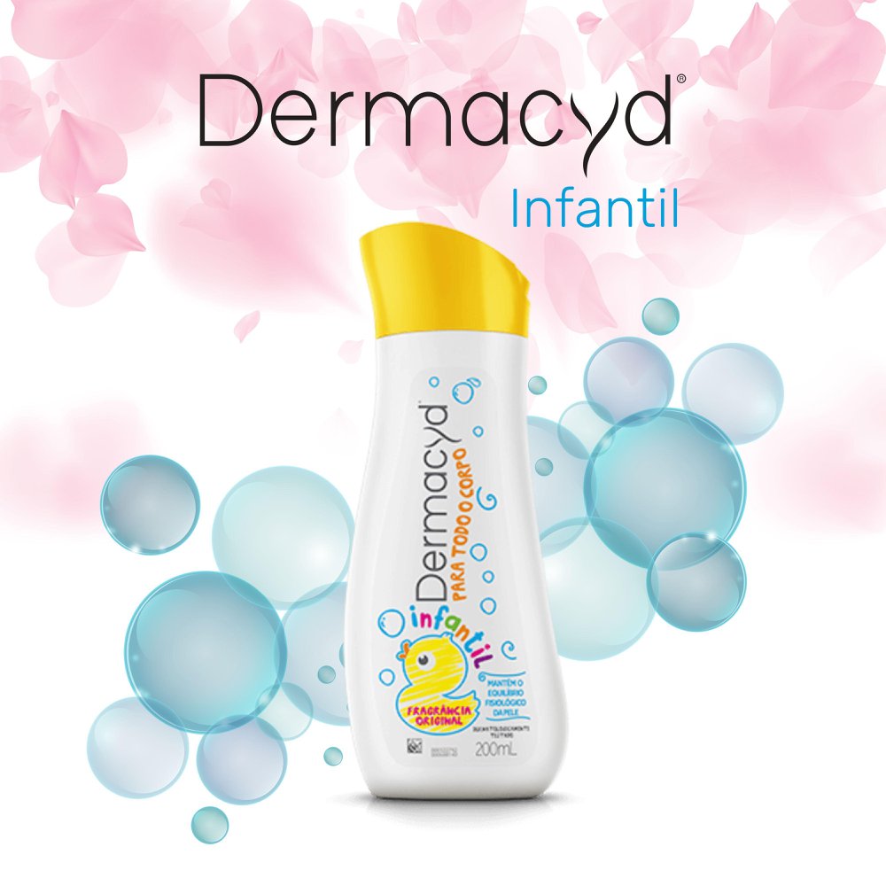 Kit Sabonete Líquido Infantil Dermacyd 200ml + 100ml - Imagem 4
