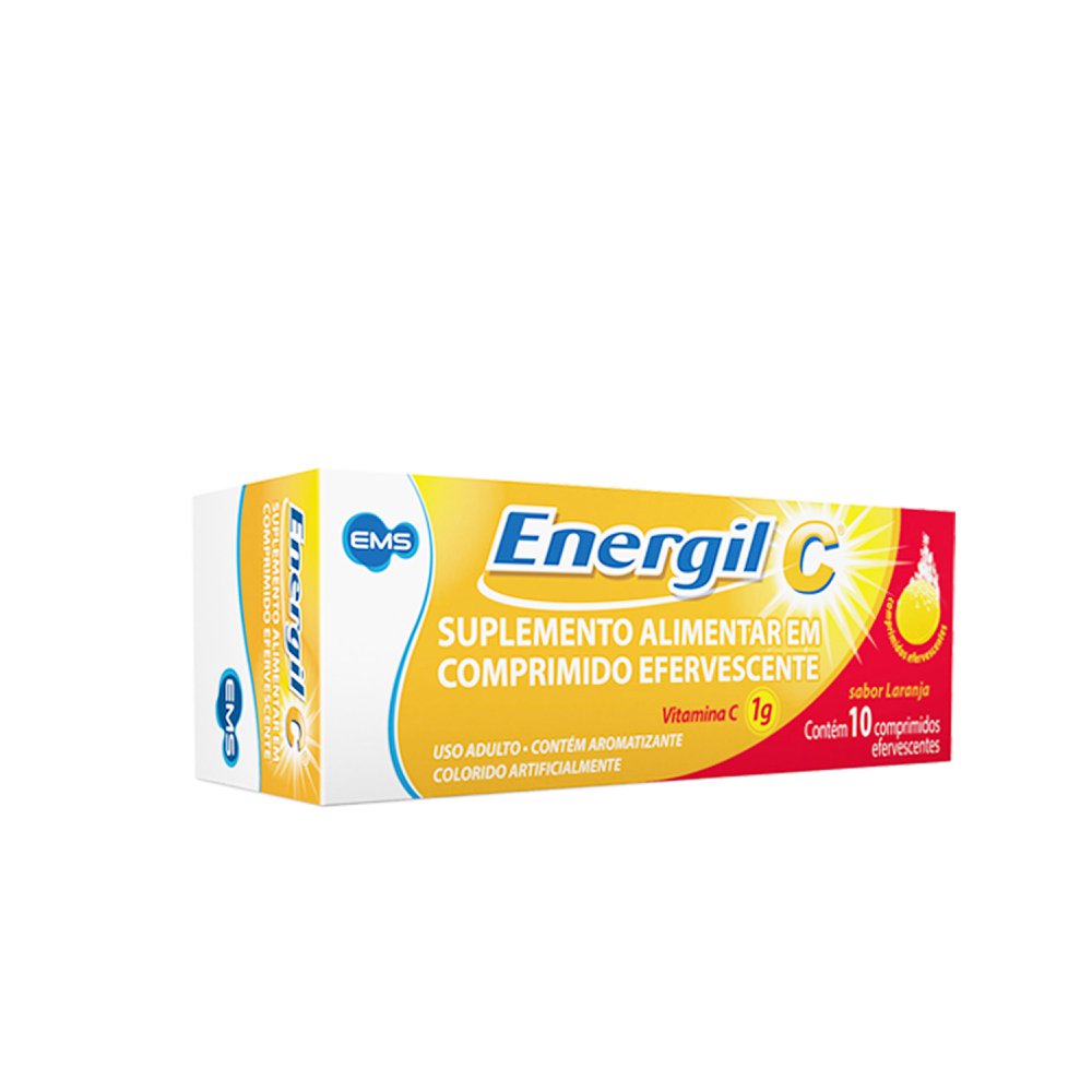 Energil C 1G - 10 Comprimidos Efervecentes - Energil C 1G 10 Comprimidos Efervecente
