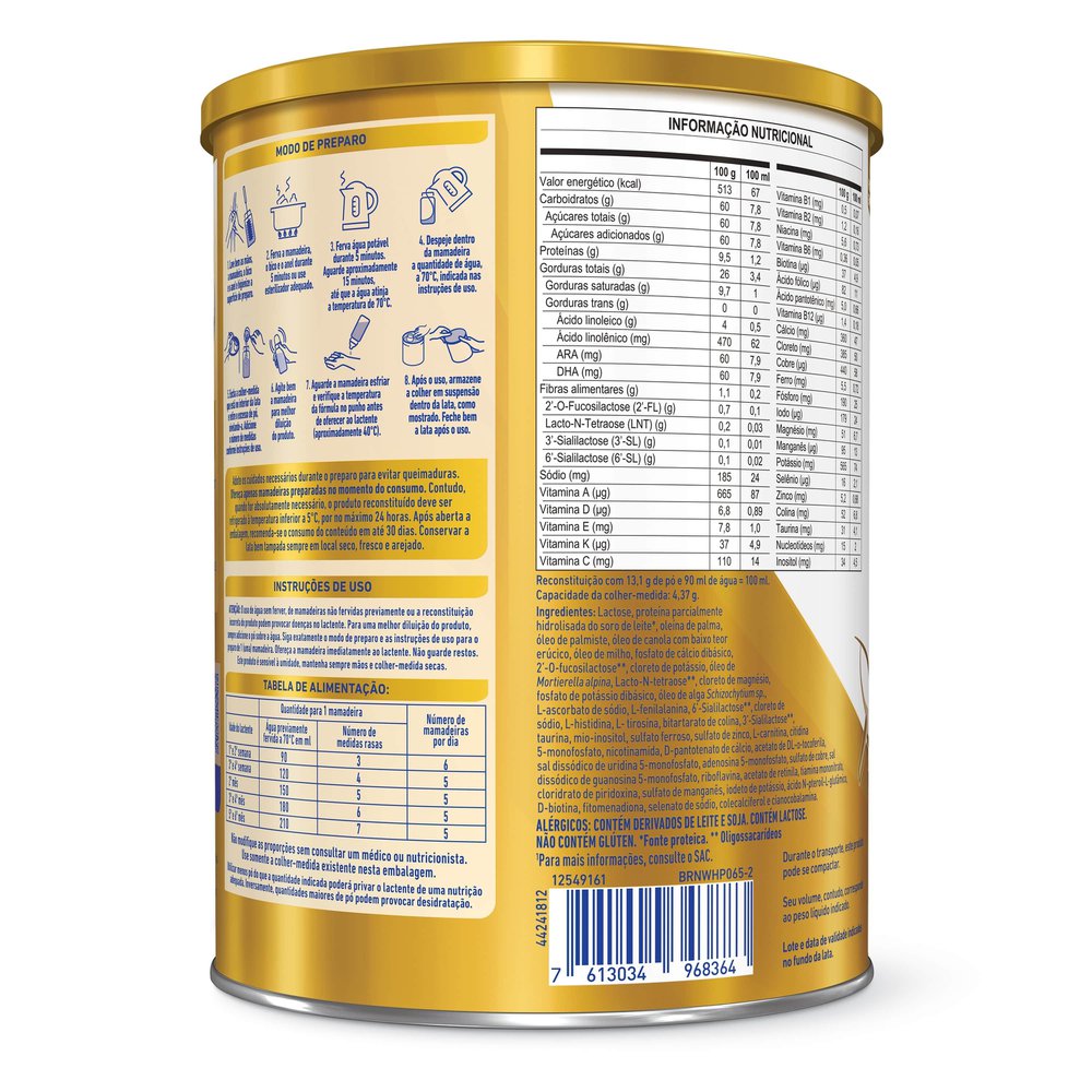 Fórmula Infantil Nan Supreme Pro 0 a 6 Meses - 800g - Imagem 3