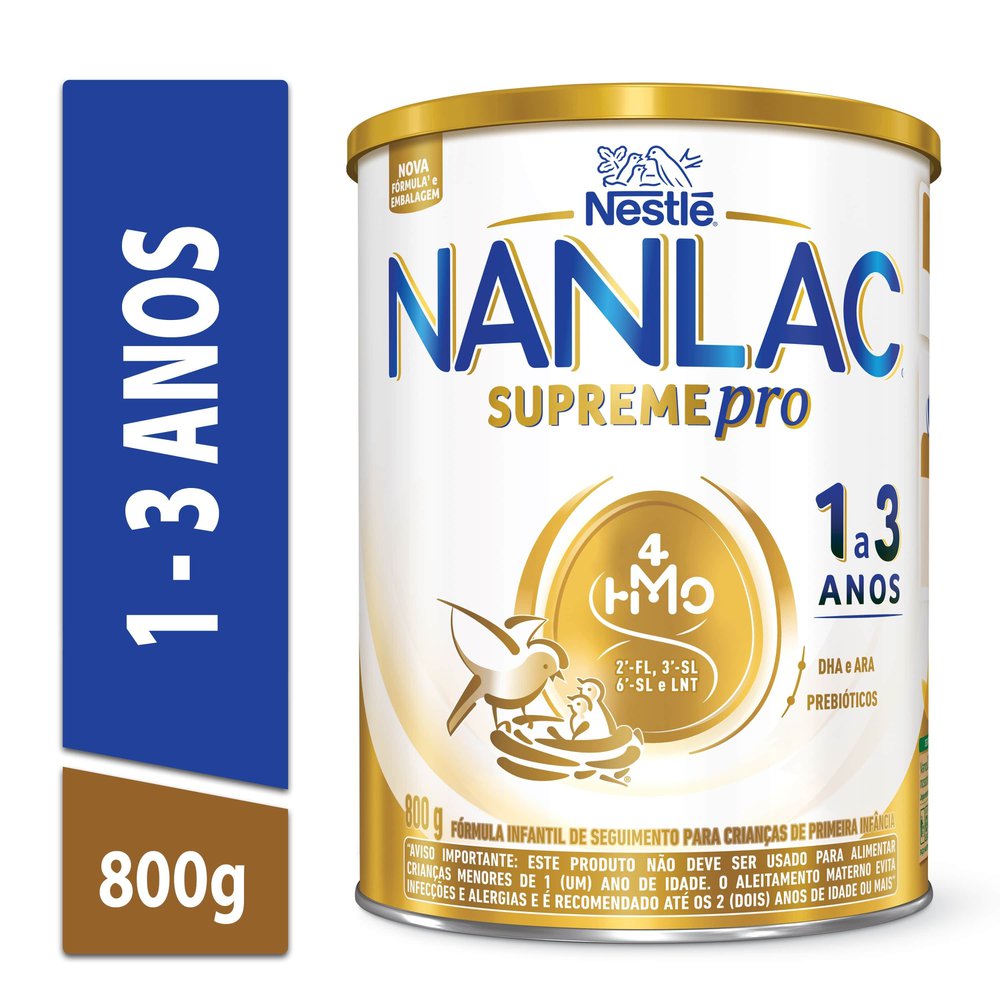 Fórmula Infantil Nanlac Supreme Pro Nestlé 800g - Imagem 3