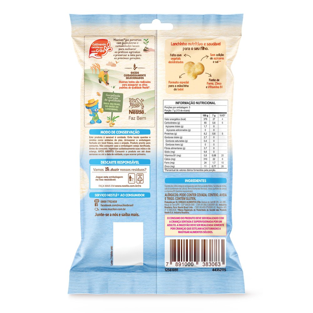 Snack MUCILON Pipoquinha Milho 35g - Imagem 3