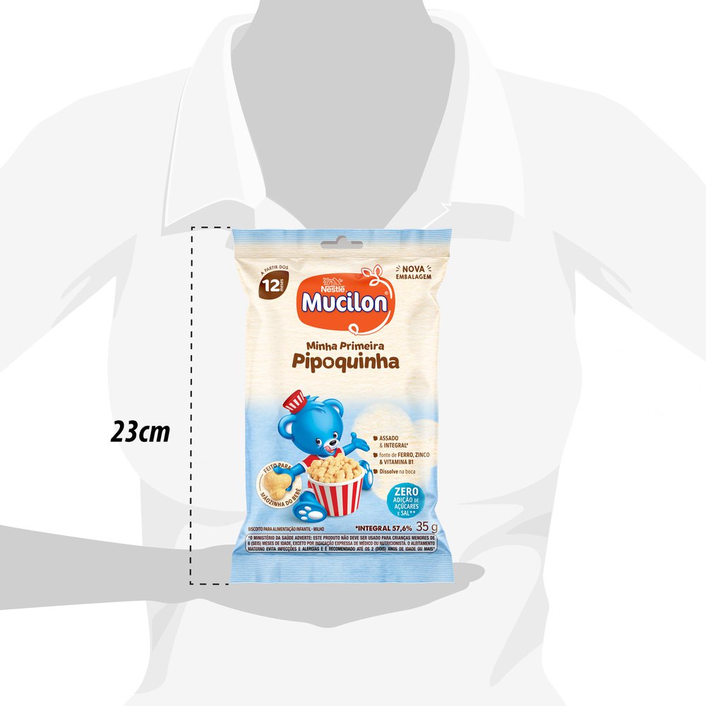 Snack MUCILON Pipoquinha Milho 35g - Imagem 4