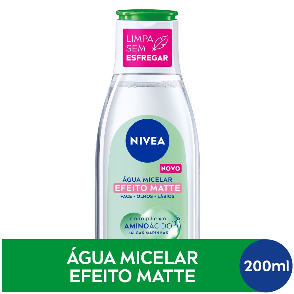 NIVEA Água Micelar Solução de Limpeza 7 em 1 Efeito Matte 200ml - Imagem 2