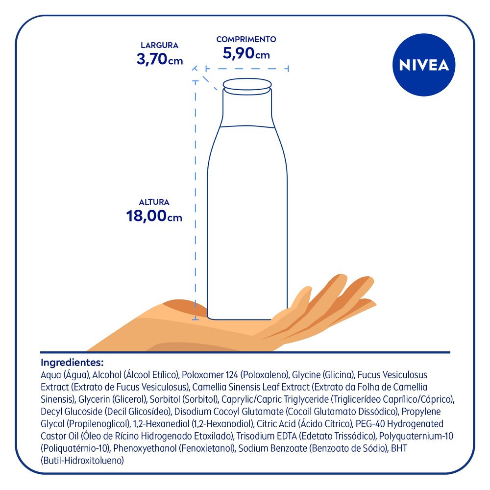 NIVEA Água Micelar Solução de Limpeza 7 em 1 Efeito Matte 200ml - Imagem 7