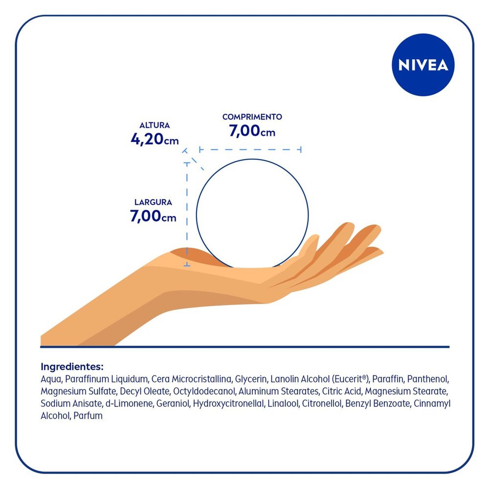 NIVEA Creme Hidratante Lata 97g - Imagem 8