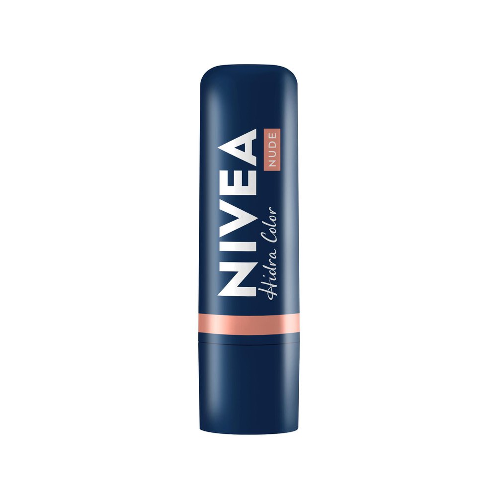 NIVEA Hidratante Labial Hidra Color 2 em 1 Nude 4,8g - Imagem 3
