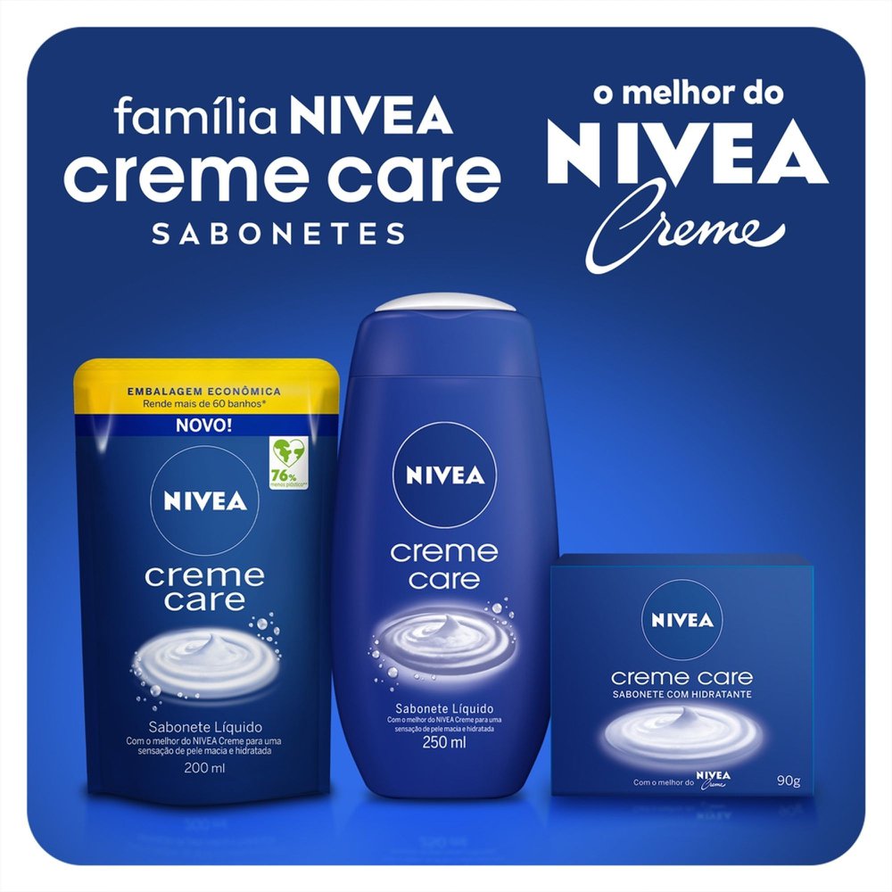 NIVEA Sabonete em Barra Creme Care Promo 6 uni 90g - Imagem 8