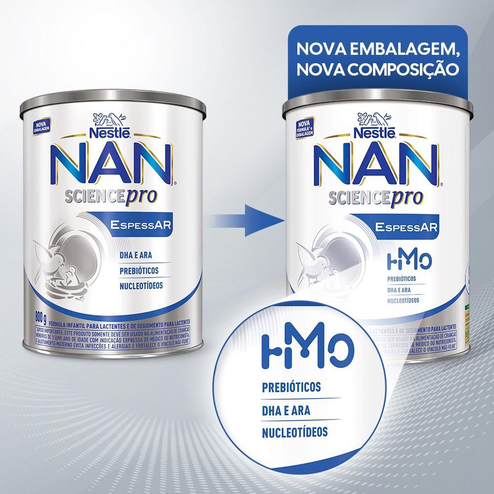 Fórmula Infantil NAN SCIENCE PRO EspessAR HMO 800g - Imagem 3