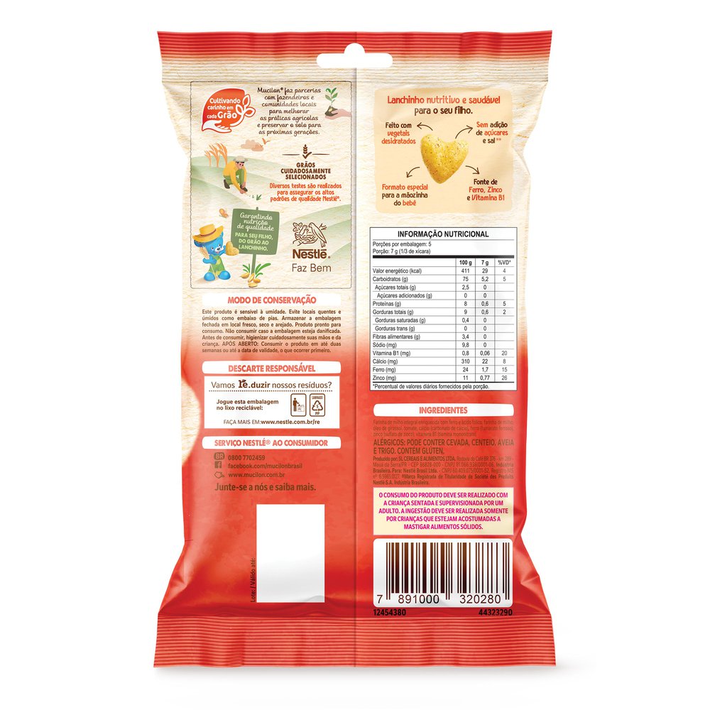 Snack Mucilon Tomate 35g - Imagem 3