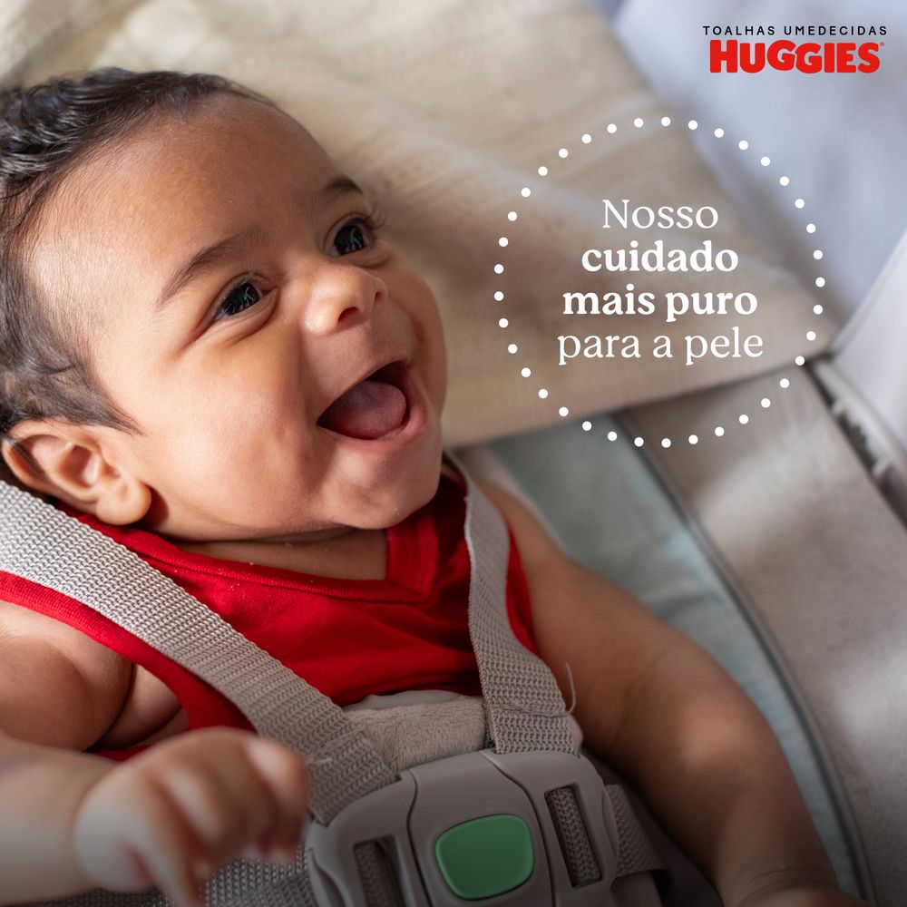 Lenços Umedecidos Huggies Recém-Nascido Sem Fragrância 4 Pacotes de 48 Unidades - Imagem 2