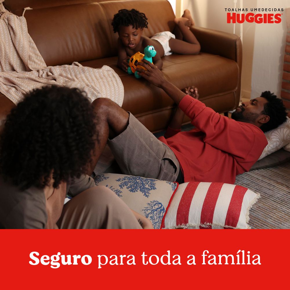 Lenços Umedecidos Huggies Rosto e Corpo Hipoalergênico 48 Un - Imagem 3