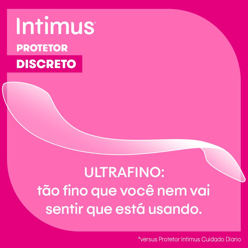 Protetor Diário Intimus® Discreto Ultrafino - 80 un - Imagem 4