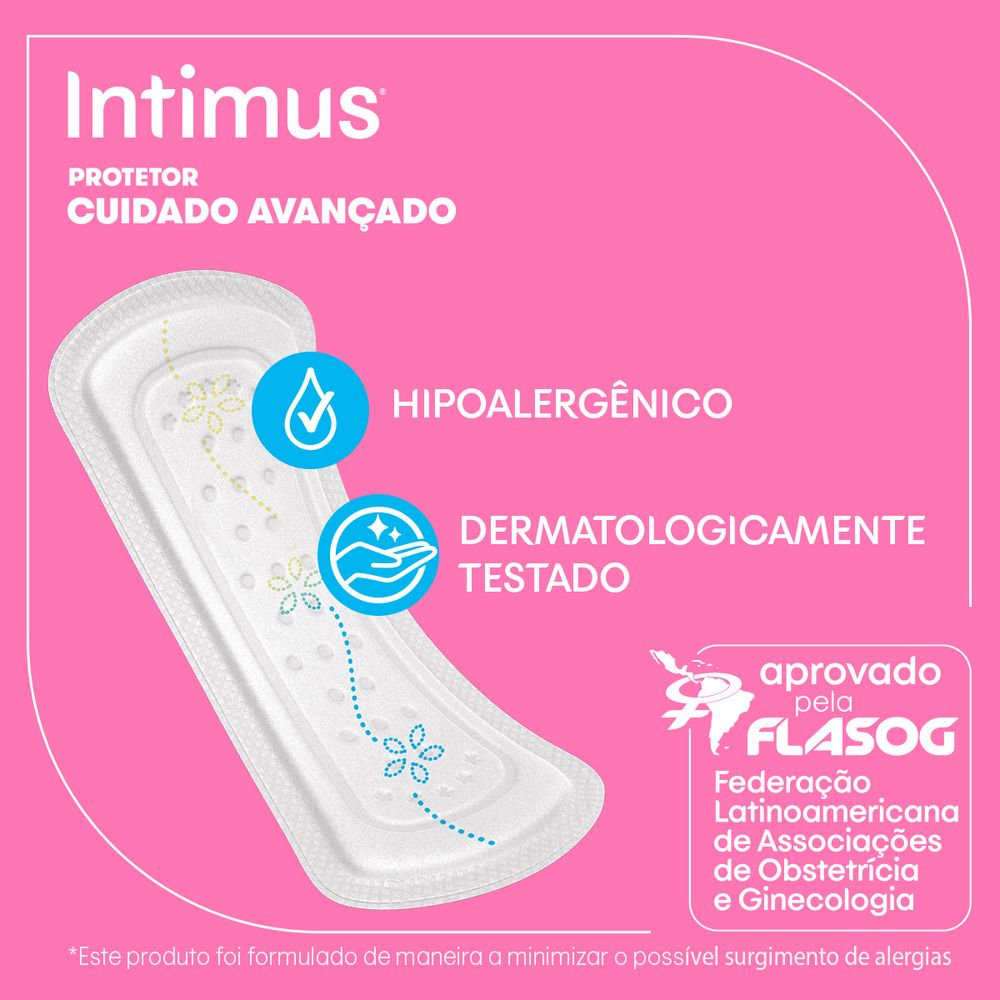 Protetor Diário Intimus® com indicador de troca - 40 un - Imagem 3