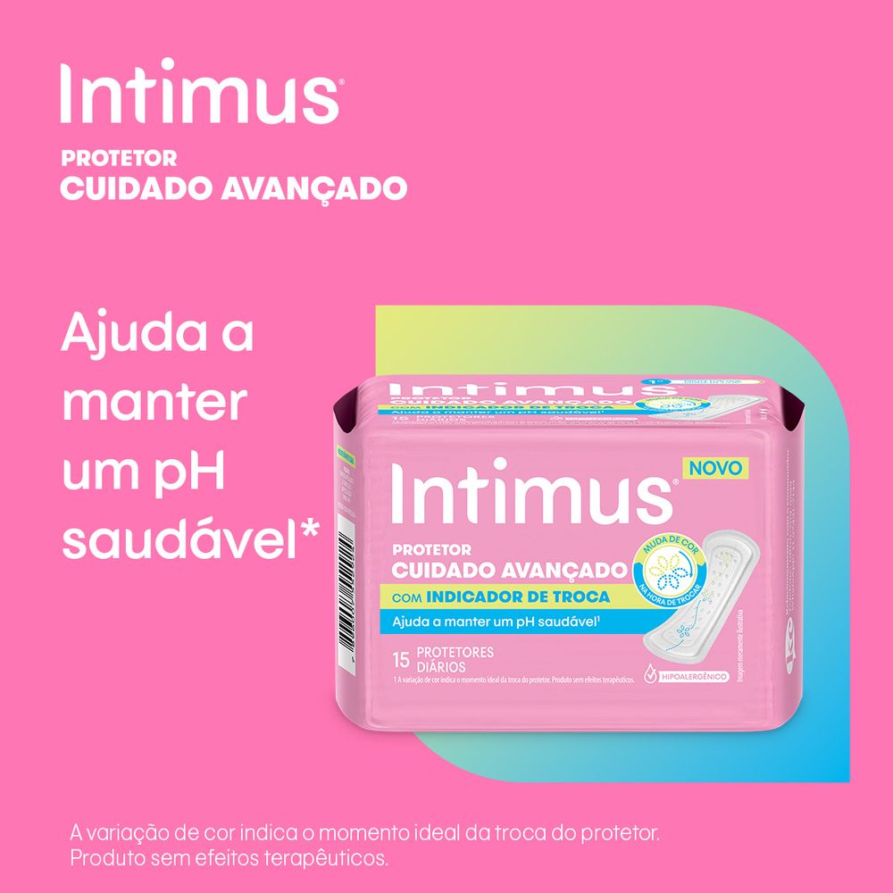 Protetor Diário Intimus® com indicador de troca - 40 un - Imagem 4