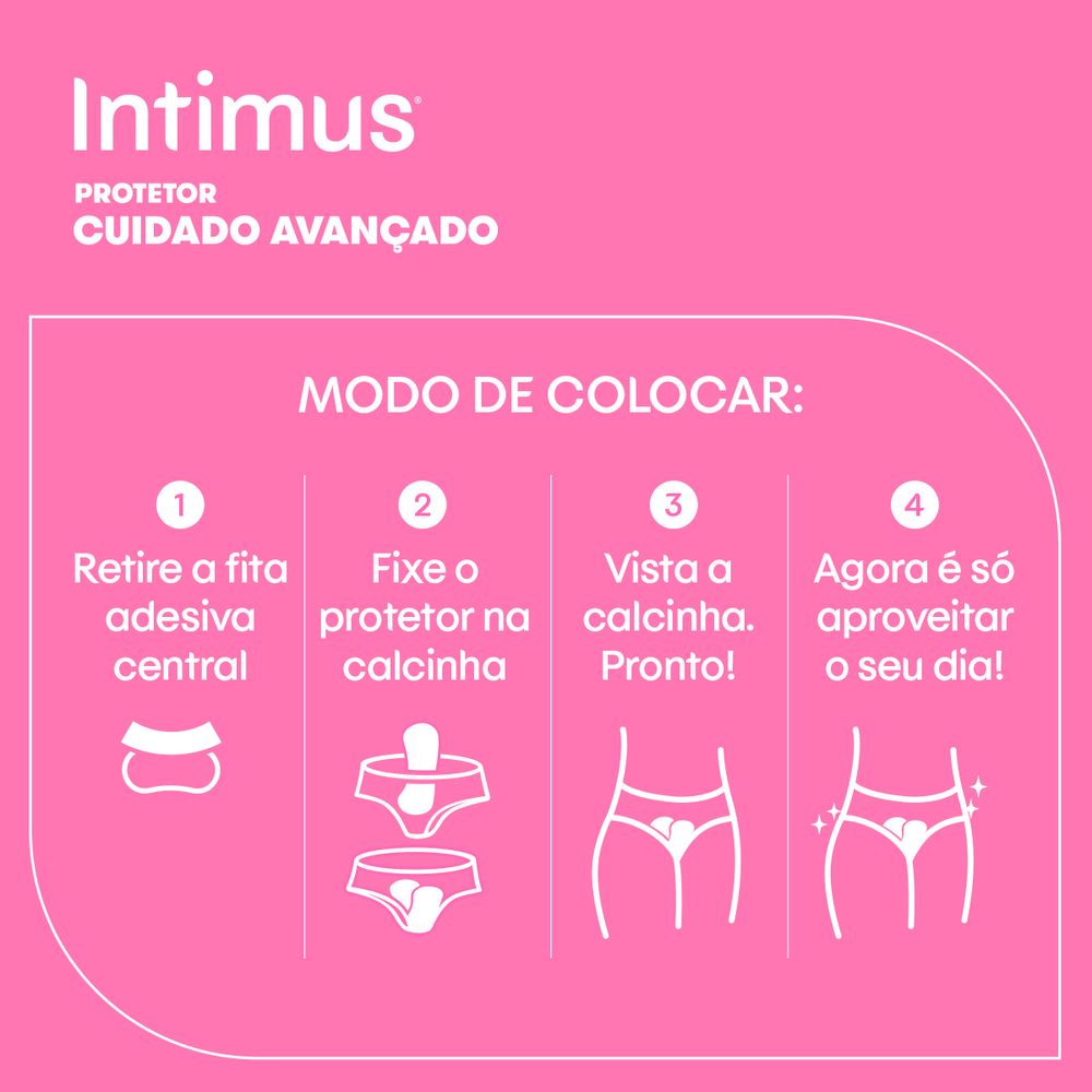 Protetor Diário Intimus® com indicador de troca - 40 un - Imagem 5