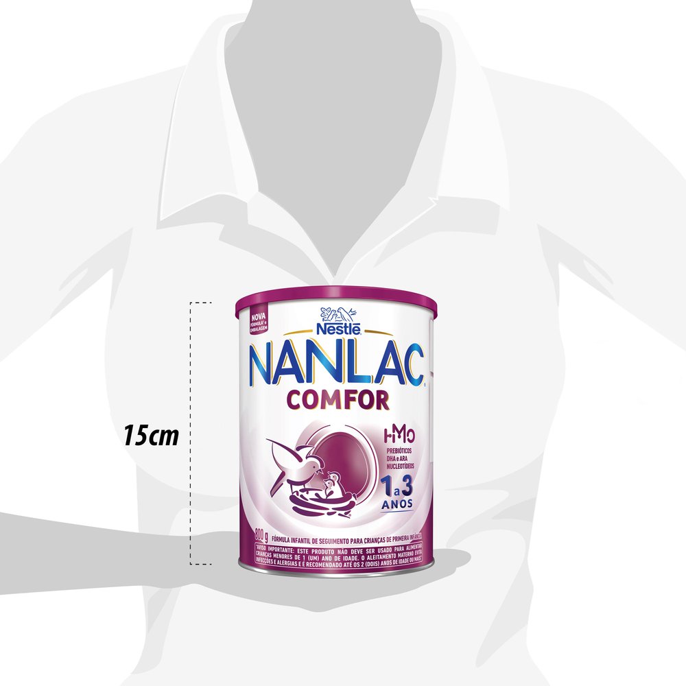 Fórmula Infantil para Lactentes Nanlac Comfor Lata 800g - Imagem 5