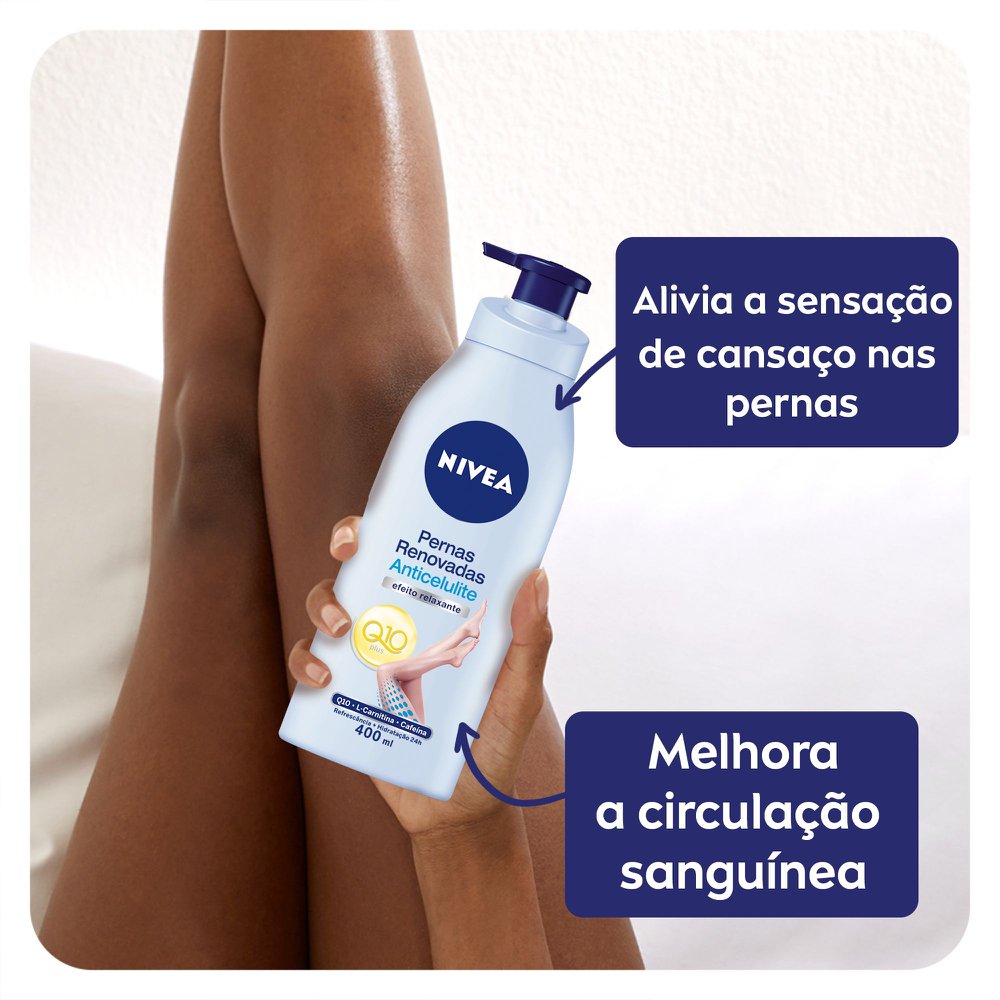 Creme Hidratante Nivea Pernas Renovadas Anti Celulite 400Ml - Nivea Body - Imagem 4