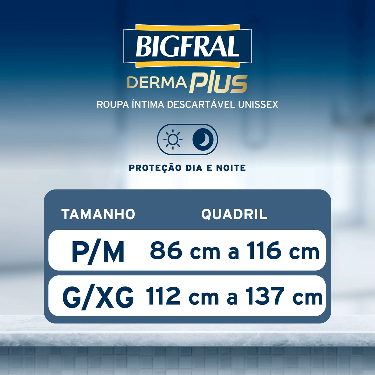 Roupa Íntima Descartável Unissex Bigfral Derma Plus P/M - 24 Unidades - Imagem 6