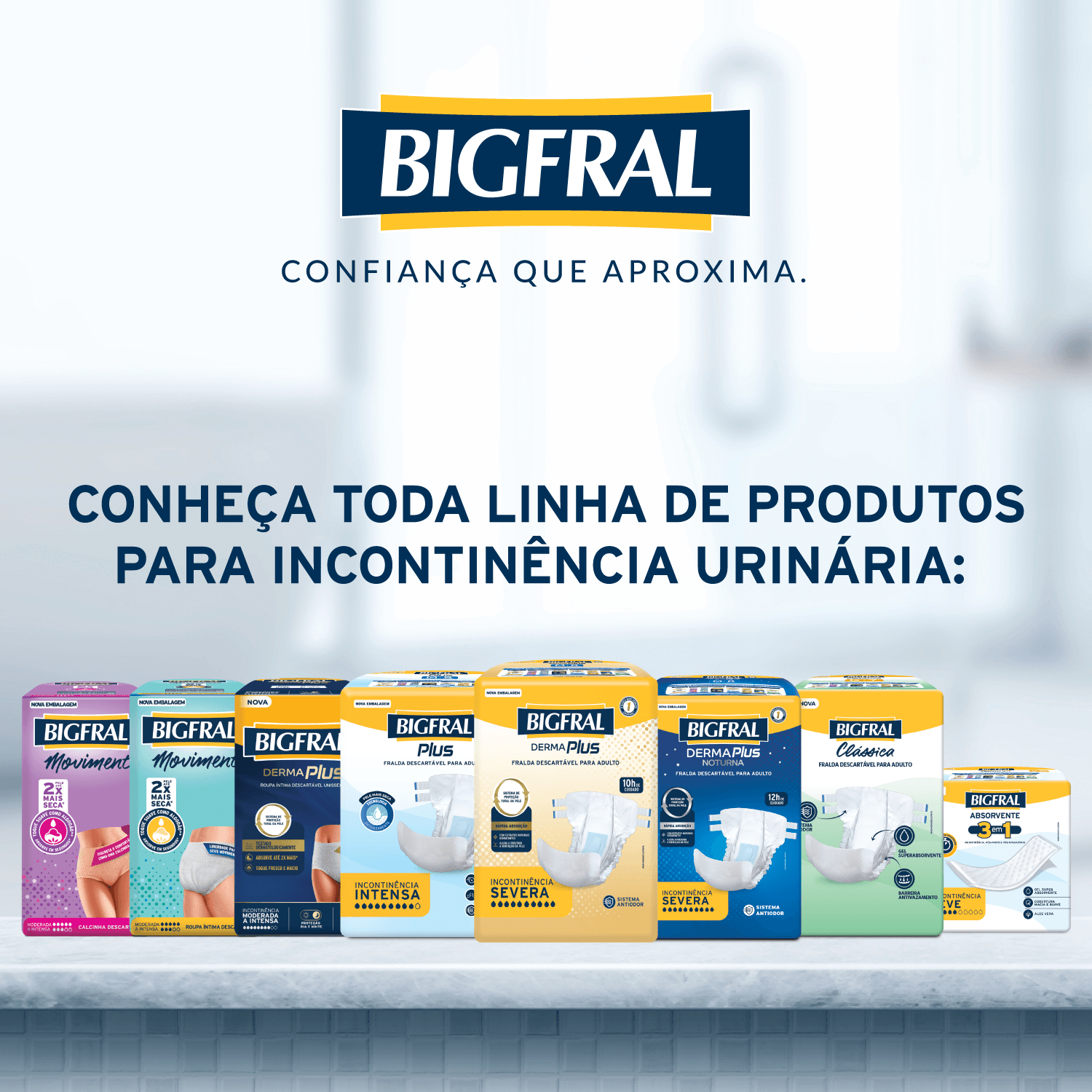 Roupa Íntima Descartável Unissex Bigfral Derma Plus P/M - 24 Unidades - Imagem 8