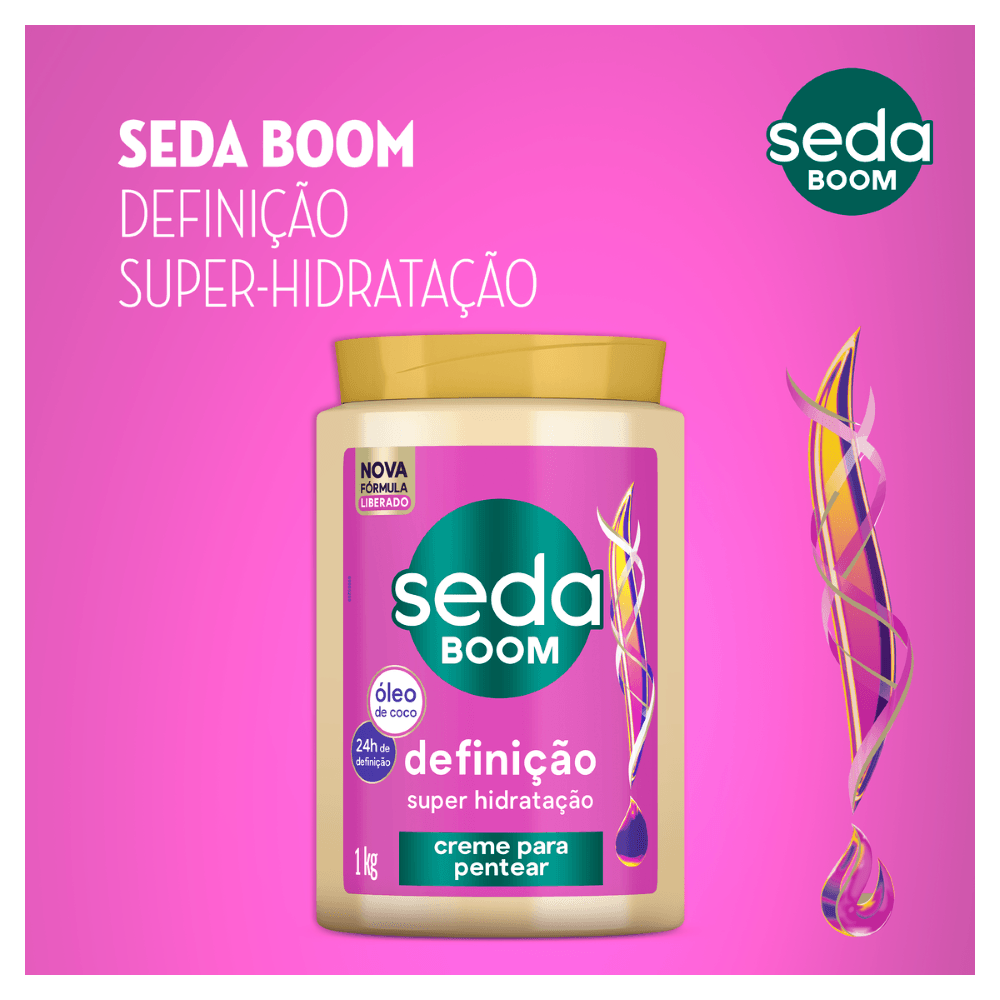 Creme para Pentear Seda Boom Definição - 1kg - Imagem 3