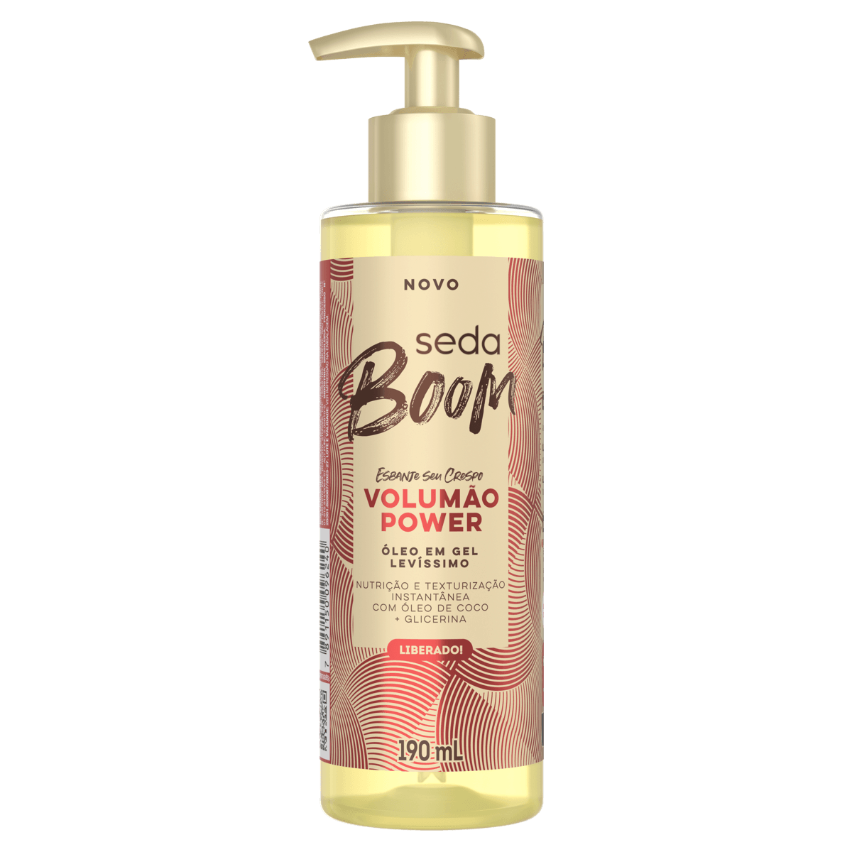 Óleo Gel Seda Boom Volumão Power Pump - 190ml
