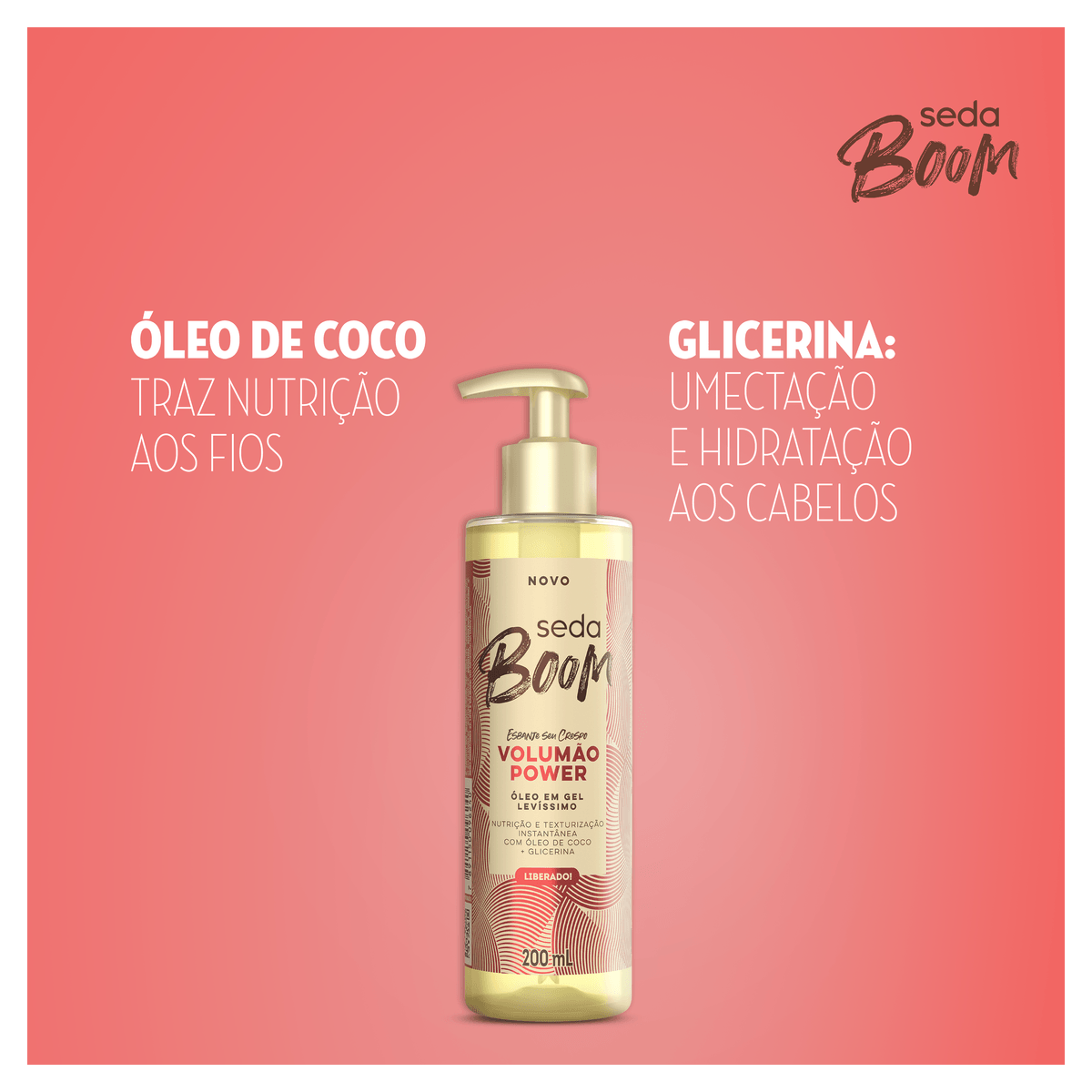 Óleo Gel Seda Boom Volumão Power Pump - 190ml - Imagem 6