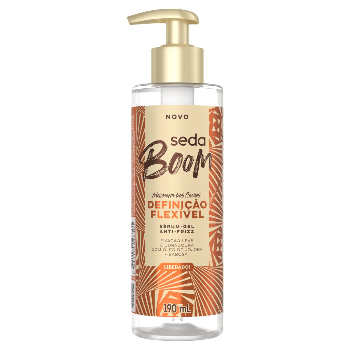Sérum Gel Antifrizz Seda Boom Definição Flexível Pump - 190ml
