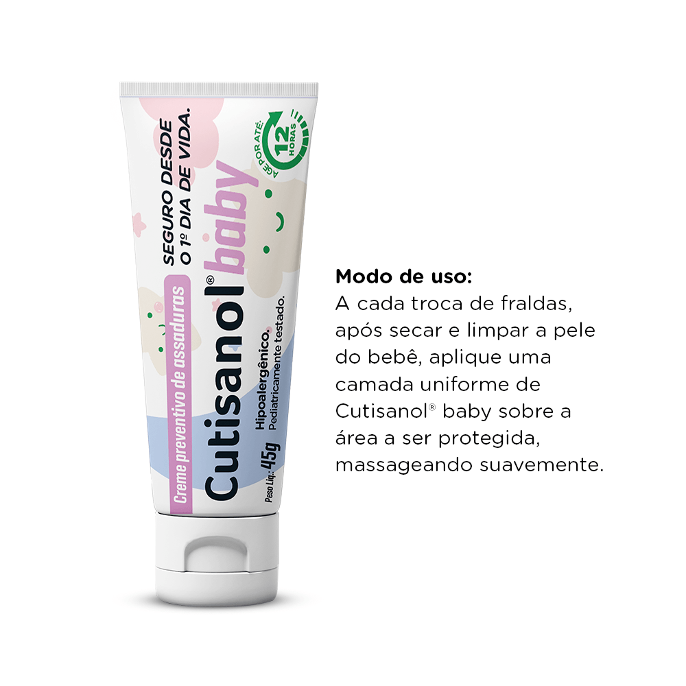 Creme para Assaduras Cutisanol Baby 45g - Imagem 3