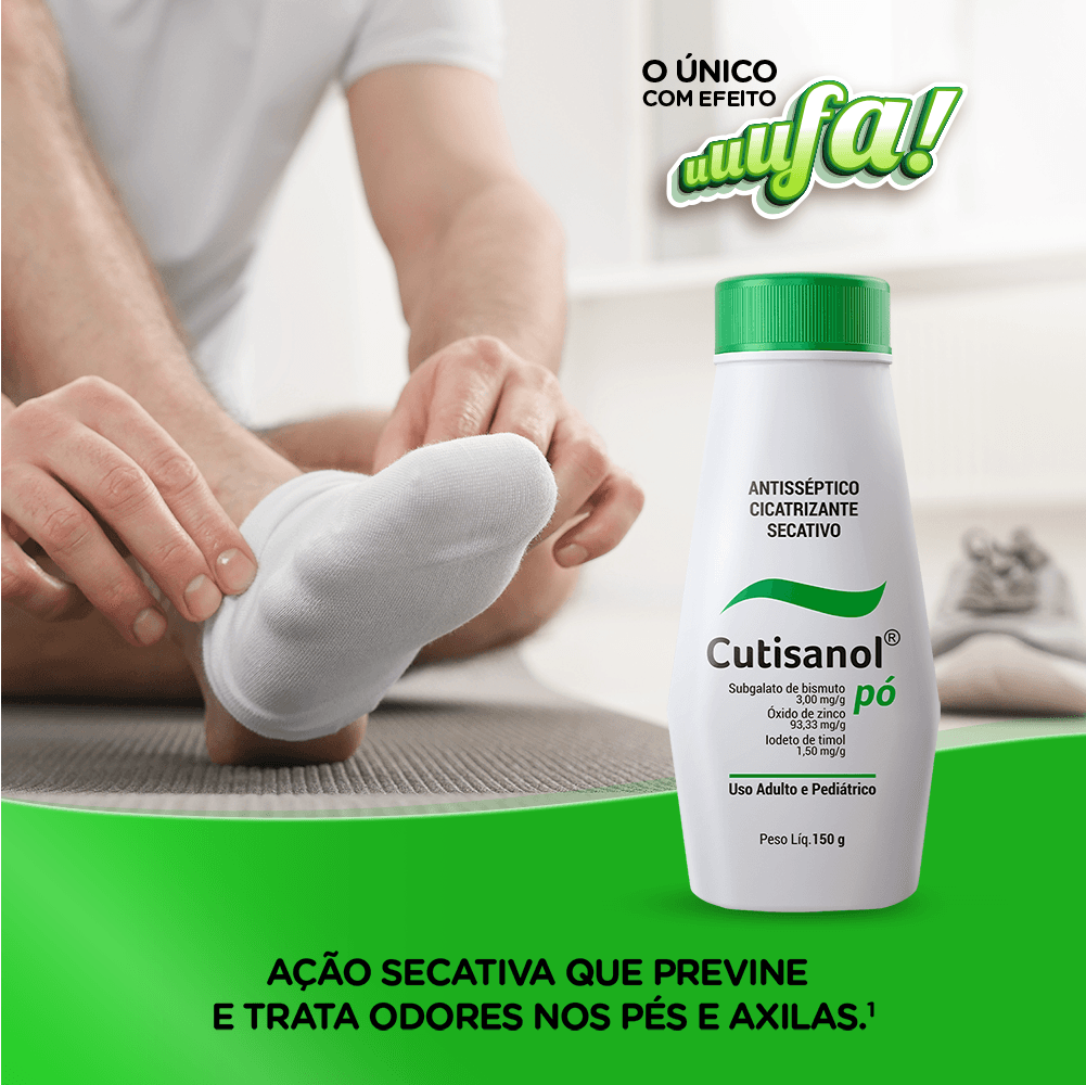 Cutisanol Pó Adulto e Pediátrico - 150g - Imagem 3