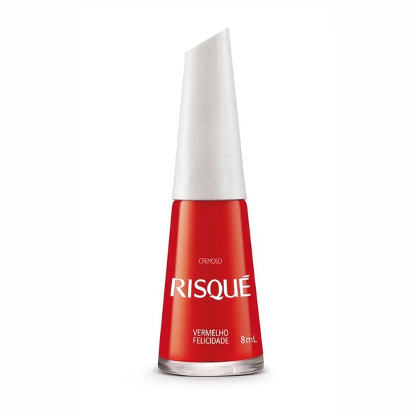 Esmalte Cremoso Risqué Vermelho Felicidade 8ml Coty Esmalte Cremoso Risque Vermelho Felicidade - 8ml